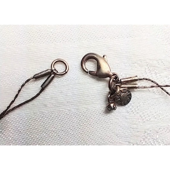 JCrew Signed Pearl Cluster Necklace Double Strand Gold Tone Chain 17 Inches - Picture 7 of 9